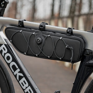 Rockbros TL003 ROAD TO SKY 2L Frame Bag Waterproof - Black - Image 3