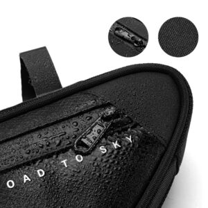 Rockbros TL003 ROAD TO SKY 2L Frame Bag Waterproof - Black - Image 5