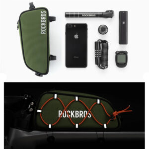Rockbros TL004 ROAD TO SKY 0.7 l waterproof frame bag - green - Image 5