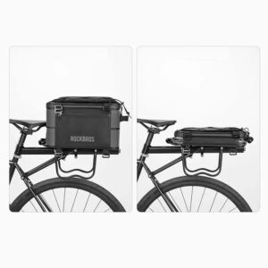 Rockbros A30 ROAD TO SKY Foldable Bike Bag for Trunk 15-30L - Black - Image 2