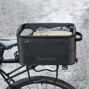 Rockbros A30 ROAD TO SKY Foldable Bike Bag for Trunk 15-30L - Black - Image 4