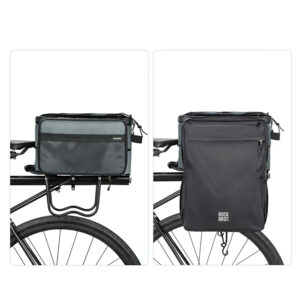 Rockbros A30 ROAD TO SKY Foldable Bike Bag for Trunk 15-30L - Gray - Image 3