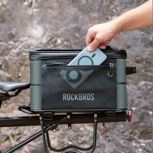Rockbros A30 ROAD TO SKY Foldable Bike Bag for Trunk 15-30L - Gray - Image 4
