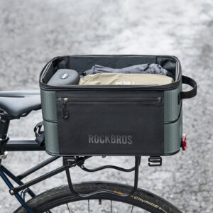 Rockbros A30 ROAD TO SKY Foldable Bike Bag for Trunk 15-30L - Gray - Image 8