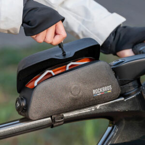 Rockbros AS-134 ROAD TO SKY 0.9L Frame Bag Waterproof - Black - Image 3