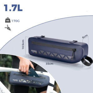 Rockbros AS-140 ROAD TO SKY waterproof frame bag 1.7 l - blue - Image 5