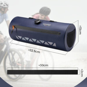 Rockbros AS-144 ROAD TO SKY handlebar bicycle bag, waterproof, 4 l - blue - Image 6