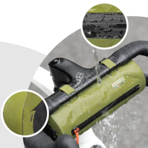 Rockbros AS-145 ROAD TO SKY handlebar bicycle bag, waterproof, 2 l - green - Image 3