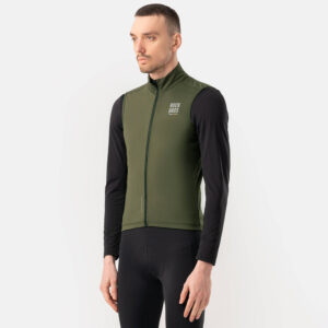 Rockbros TLMJ002 ROAD TO SKY insulated windproof vest S - green - Image 5