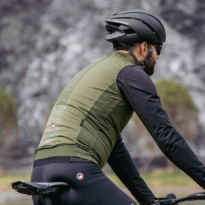 Rockbros TLMJ002 ROAD TO SKY insulated windproof vest S - green - Image 8