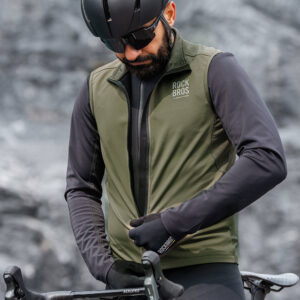 Rockbros TLMJ002 ROAD TO SKY insulated windproof vest S - green - Image 9
