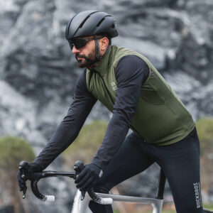 Rockbros TLMJ002 ROAD TO SKY insulated windproof vest L - green - Image 8