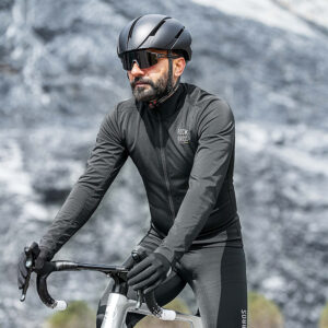 Rockbros TLWT001 ROAD TO SKY windproof insulated cycling jersey S - black - Image 6
