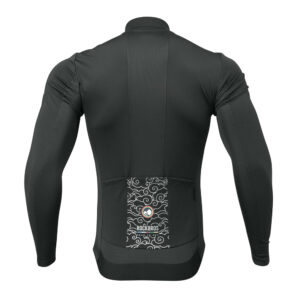 Rockbros TLWT001 ROAD TO SKY windproof insulated cycling jersey L - black - Image 2