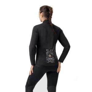 Rockbros TLWT001 ROAD TO SKY windproof insulated cycling jersey L - black - Image 4