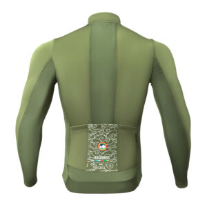 Rockbrs TLWT001 ROAD TO SKY cycling sweatshirt, windproof, insulated, S - green - Image 2