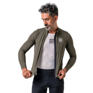 Rockbros 15220003002 ROAD TO SKY men's long sleeve cycling jersey S - green - Image 5