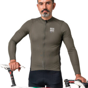 Rockbros 15220003002 ROAD TO SKY men's long sleeve cycling jersey S - green - Image 7