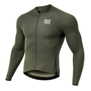 Rockbros 15220003004 ROAD TO SKY men's cycling jersey long sleeve L - green