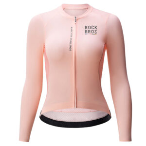 Rockbros 15110012012 ROAD TO SKY women's cycling jersey long sleeve L - pink - Image 2
