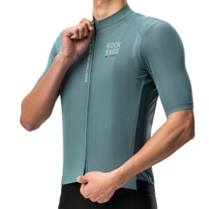 Rockbros 15120014016 ROAD TO SKY men's cycling jersey short sleeve S - gray-blue - Image 3