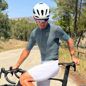 Rockbros 15120014016 ROAD TO SKY men's cycling jersey short sleeve S - gray-blue - Image 7