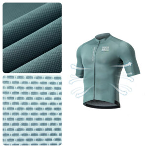 Rockbros 15120014017 ROAD TO SKY men's cycling jersey, short sleeve, M - gray-blue - Image 4