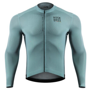 Rockbros 15120015018 ROAD TO SKY men's cycling jersey long sleeve L - gray-blue