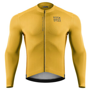 Rockbros 15120015024 ROAD TO SKY men's cycling jersey long sleeve M - yellow