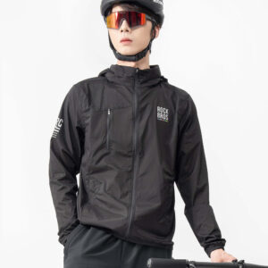 Rockbros TLWT002 ROAD TO SKY L Bicycle Windbreaker - Black - Image 5