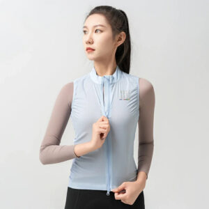 Rockbros TLMJ003 ROAD TO SKY women's lightweight breathable cycling vest L - blue - Image 9