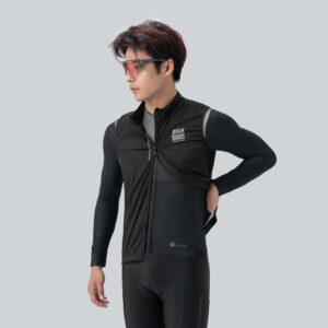 Rockbros TLMJ003-01 ROAD TO SKY men's lightweight breathable cycling vest M - black - Image 3