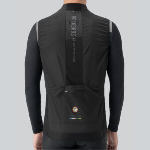 Rockbros TLMJ003-01 ROAD TO SKY men's lightweight breathable cycling vest M - black - Image 4