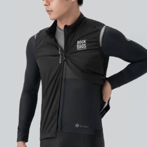 Rockbros TLMJ003-01 ROAD TO SKY men's lightweight breathable cycling vest L - black - Image 5