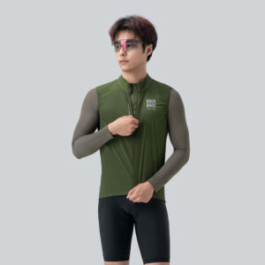 Rockbros TLMJ003-01 ROAD TO SKY men's lightweight breathable cycling vest S - green - Image 2