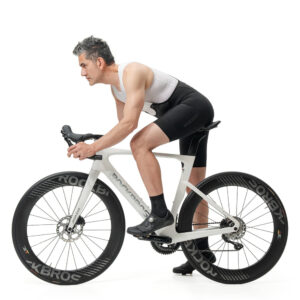 Rockbros TLDK001-1 ROAD TO SKY Men's Cycling Shorts with Pad Size L - Black - Image 4