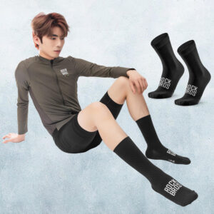 Rockbros 49210016001 ROAD TO SKY Cycling Socks 36-38 cm - Black - Image 2