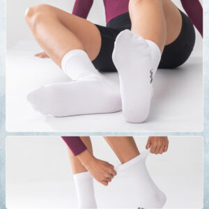 Rockbros 49210016001 ROAD TO SKY Cycling Socks 43-46 cm - White - Image 4