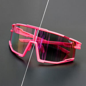 Rockbros SP258 ROAD TO SKY photochromic cycling glasses - pink - Image 3