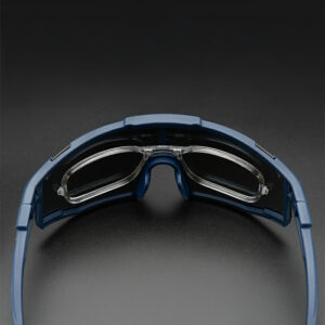 Rockbros SP258 ROAD TO SKY Cycling Glasses Polarized Blue Lenses - Navy Blue - Image 3