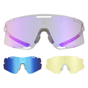 Rockbros SP338 ROAD TO SKY Cycling Glasses with Interchangeable Lenses - Clear - Image 4