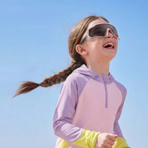 Rockbros SP383 Photochromic Cycling Glasses with UV400 Protection for Kids - Pink - Image 3