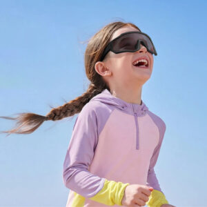 Rockbros SP383 Polarized Mirror Kids Cycling Glasses with UV400 Protection - Black - Image 5