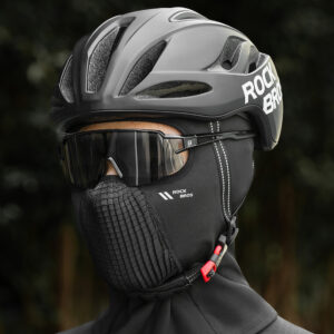 Rockbros LF25699 Fleece Bicycle Balaclava - Black - Image 2
