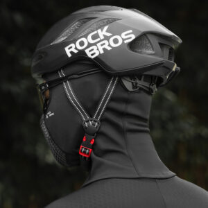 Rockbros LF25699 Fleece Bicycle Balaclava - Black - Image 8