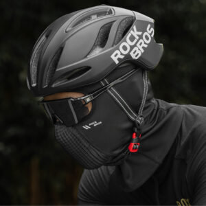 Rockbros LF25699 Fleece Bicycle Balaclava - Black - Image 9