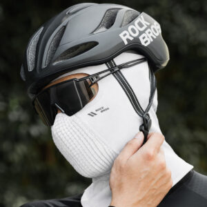Rockbros LF25699 fleece cycling balaclava - white - Image 3