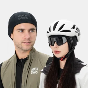 Rockbros LF25956 Seamless Knit Cycling Cap - Black - Image 6