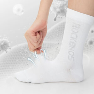 Rockbros 490067005 Reflective Cycling Socks S - White - Image 4