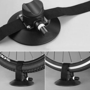Rockbros XP1002 Suction Cup Roof Rack for 2 Bikes - Black - Image 3